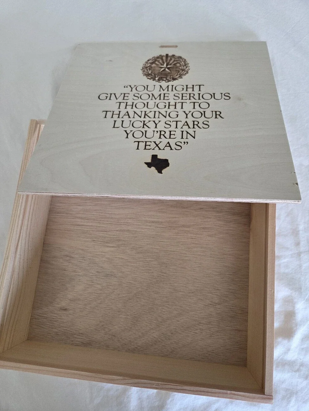 Made In Texas Wooden Gift Box